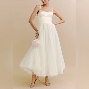 Reformation Alouette Fior Di Latte Dress NWT